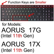 Keyboard Cover for Gigabyte Aero 15 17 HDR 15W 15X Aorus 5 7 15G 15P 17G 17X G5 G7 KC A7 Gaming Case Protector Skin Laptop