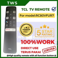 TWS Original tcl remote android tv RC80VFUR7