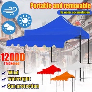 awning canopy kanvas tent cover replacement 6x6 6x10 10x10 Roof Tent extension fabric khemah niaga n