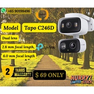 Tapo C246D Indoor/Outdoor Dual Lens Pan/Tilt Security Camera