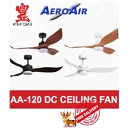 Aeroair Ceiling Fan with 20W RGB LED Light Kit (AA-120)