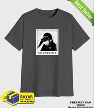 kaos pria dewasa / incerun / kaos pria distro / kaos pria silver volt / baju kaos pria / kaos oblong
