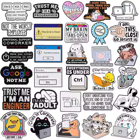 Emotional Support Coworker Please Do Not Pet Enamel Pin Humor Office Work Quotes Another 8 Hour Of P