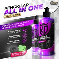 KING POLISHES Ultra Coating semi Coating Car Motorcycle Polisher Taro Leaf Effect