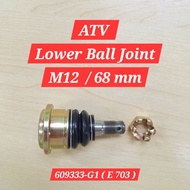 ATV Lower Arm Ball Joint M12 | 68mm | Tie Rod Head | GY6 | LEM | 150cc | 200cc - ATV Part - Ready St