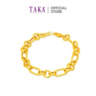 TAKA Jewellery 916 Gold Bracelet Links