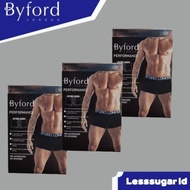 Byford Boxer Short Underwear Contains 2 Pcs Microfiber Quick Dry Men's CD
