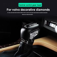 For Volvo xc90 xc60 s90 v90 s60 v60 v60CC V90CC central control gear head decoration diamond car sti