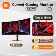 Xiaomi Redmi 34 Inch Curved Gaming Monitor G34WQ 180Hz High Refresh Rate 3440 x 1440 Low Blue Light