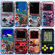 Game Boy Game Box for OPPO A17 A17K A37 Neo 9 A38 A18 A39 A40 A53 A32 A54 A55 A57 A57S TPU Luxury Bl