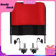 Bmai Wheelchair Pillow Headrest Neck Support Breathable Adjust Height Aluminum Alloy Head Straight Red