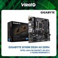 GIGABYTE B760M DS3H AX DDR4 X4 LGA1700 M-ATX MOTHERBOARD