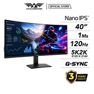 Armaggeddon 40" Nano IPS 5K2K WUHD Ultrawide 120Hz 1ms | Display Panel by LG |  R2500 Curved Gaming 