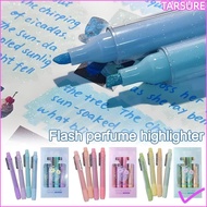 TARSUR 4Pcs Highlighter, DIY Art Mark Key Points Colorful Gel Pen Set, Multifunctional Color Glitter