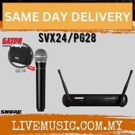 Shure SVX24/PG28 Handheld Wireless Microphone System w/GM-1W Wireless Bag / LPC-S Hard Case ( SVX24-PG28 / SVX24PG28 )