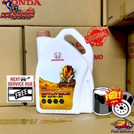 [FREE OIL FILTER] HONDA SP 10W30 (4 Liter) BRONZE Mineral Engine Oil 08232-P99-K4PE3 GENUINE ENGINE 
