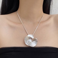 Orchid silver statement necklace Korean imported necklace/