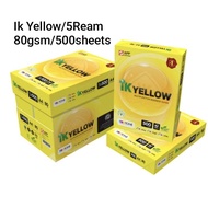 Kertas Ik Yellow 80gsm/500sheets A4Paper Ik yellow