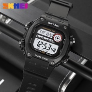 2126[SKMEI] jam tangan lelaki Men's Sports Watch -Waterproof, Luminous, Silicone Strap, Digital Elec