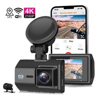 EKLEVA 3 Channel Dash Camera 4k+1080P/4K+1080P+2K  Dashcam Mini Car Dvr 3 Channel 3 Way Dash Cam Wifi Gps Front And Rear Inside 3 Lens 4k Dash Cam