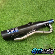 ท่อชาญสปีด ท่อชาญสปีดปลายเวฟ125 สำหรับWave110i 2012-2020 ผ่าดัง ไส้แป๊บล้วน ขนาดคอ25-35 / 28-35 จุก4