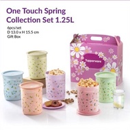 Tupperware Spring Set OR Royale OR Window OR Camellia OR Mosaic Pink One Touch Canister Junior 1.25L