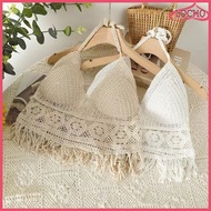 [locho store]Crochet Swimwear Boho Crochet Top Swimsuit For Beach Outfit Woman