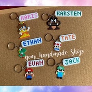 Mario keychain 加名
