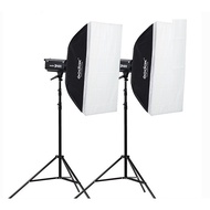 Set of 2 Godox DP400II photography flash lights