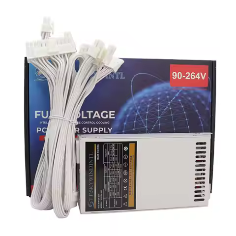 T.F.SKYWINDINL 600W Full Modular 1U Flex ATX PSU PC Power Supply 110-264V ENP-7660B For K39 A4 S3 G5