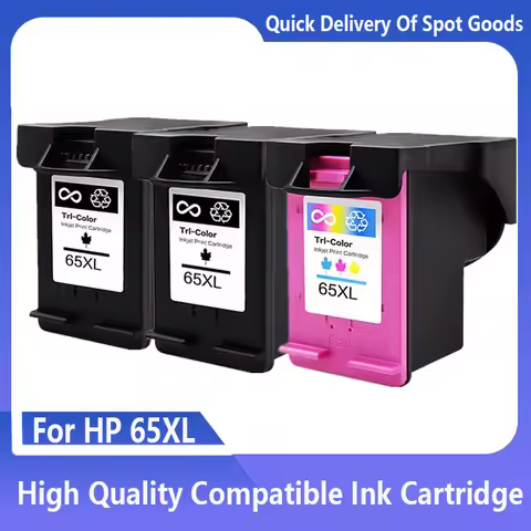 Compatible Ink Cartridge For HP 65XL for HP65 Deskjet 2620 2621 2622 2623 2624 2625 Envy 5010 5020 5