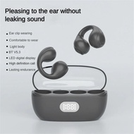 Tws Wireless Headset Bluetooth Headset Clip-On Bone Conduction Headset Headset with Microphone Noise Reduction Function Bilateral Stereo Heads