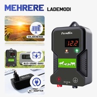 15KM Farm Electric Poultry Equipments Power Solar Panel Electric Fence Energizer Metal Garden Fence 