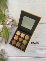 อายแชโดว์ Novo พาเลททาตา 9 ช่อง เนื้อแมท ชิมเมอร์ novo soft eye palette eyeshadow No.5343