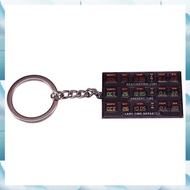 [G V W E] Time Circuit Keychain Movie Keychain Science Fiction Comedy Movie Interesting Keychain Mov