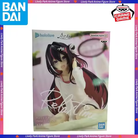 In Stock BANDAI Original Boxed Hololive IF-Relax time Virtual Diva AZKi 12cm Anime Action Figures Mo