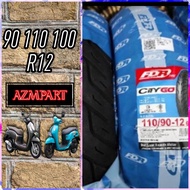 BAN MATIC SCOOTER PRIMAX VESPA FREEGO SCOOPY  DLL RING 12 TUBELES 90/90 100/90 110/90