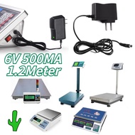 Scale Charger Adapter 6v 500ma Digital Scale Adapter Digital Scale Charger 1.2m