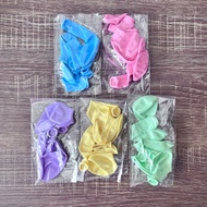 5 inch pastel colored latex balloons (k28)