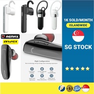 (SG) Remax T35 Awei N1 Wireless Bluetooth Earpiece Cordless Business Headset Microphone Portable Earphones Earbuds Good
