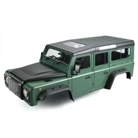 1:10 Scale D110 Defender Hard Body Shell – 313mm Wheelbase for SCX10 90046/TRX4, with Interior & Fun