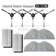 Xiaomi Robot Vacuum Cleaner E5 C108 Cleaner Accessories HEPA filter Side brush Mop