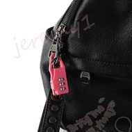 JEREMY1 Suitcase Combination Lock, Digit Anti-theft Mini Combination Padlock, Fashion Plastic 3 Dial Digit Password Lock Backpack Combination Lock Outdoor
