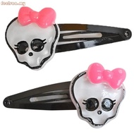 feelsaa Gothic Hair Clips Cute Skull Hair Accessories Women Girls Birthday