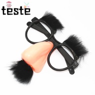 Funny Glasses, Moustache Glasses Halloween Glasses Props, Funny Fancy Dress Roy Party Hip-Hop Triang