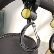 SG Baby Stroller Hook Velcro Strap / Multi Purpose Carabiner Hook/ Strong Load / Travel Camping Car 