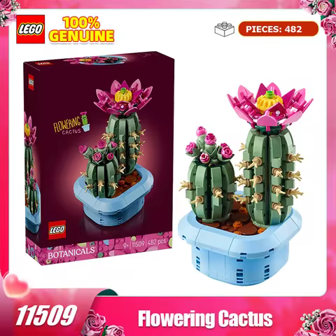 LEGO Building Blocks Assemble 11509 Flowering Cactus Boys and Girls Children's Toys Birthday Gifts H