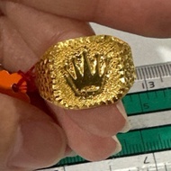 Cincin Design Rolex Emas916 Sz23