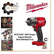 [READY STOCK] Milwaukee M18 FMTIW2F12 Fuel 1/2" Mid Torque Impact Wrench 881NM / GEN 2 / Latest Model
