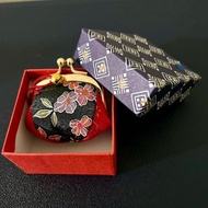 Mini Coin Purse - Kiss Lock Wallet - Japanese Pattern